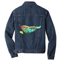 Fish Taco, Fish Taco Art, Fish Taco Vintage, Fish Taco Painting, Fish, Men Denim Jacket | Artistshot