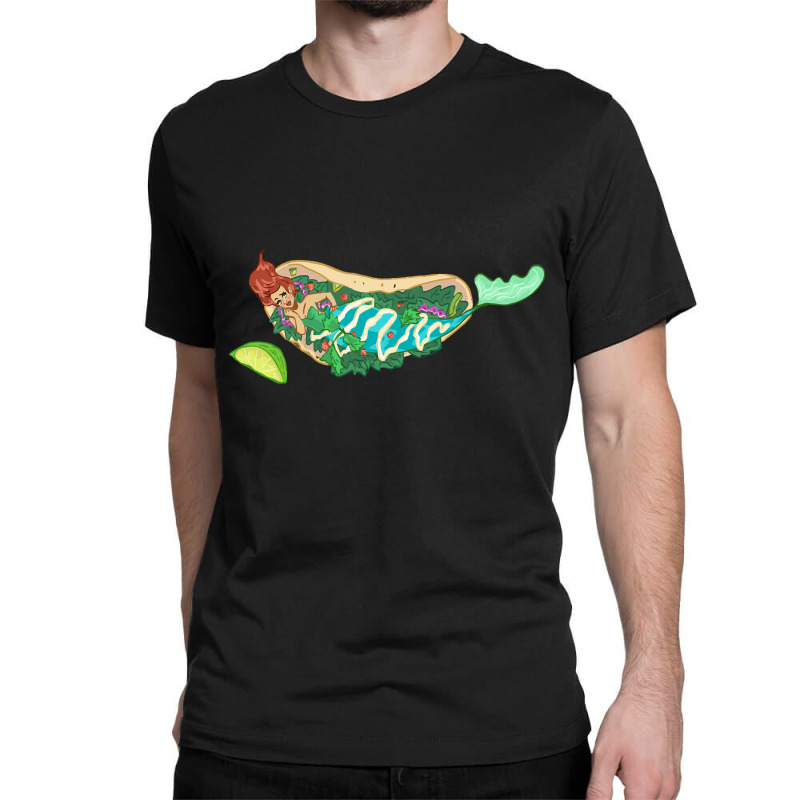 Fish Taco, Fish Taco Art, Fish Taco Vintage, Fish Taco Painting, Fish, Classic T-shirt by cm-arts | Artistshot