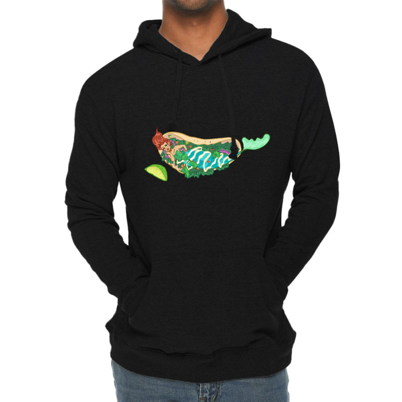 Fish Taco, Fish Taco Art, Fish Taco Vintage, Fish Taco Painting, Fish, Lightweight Hoodie by cm-arts | Artistshot