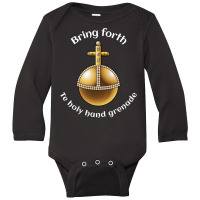 Te Holy Hand Grenade, Te Holy Hand Grenade Vintage, Te Holy Hand Grena Long Sleeve Baby Bodysuit | Artistshot