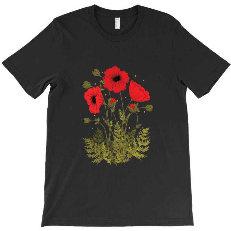 Red Poppies Vector Art T-shirt | Artistshot