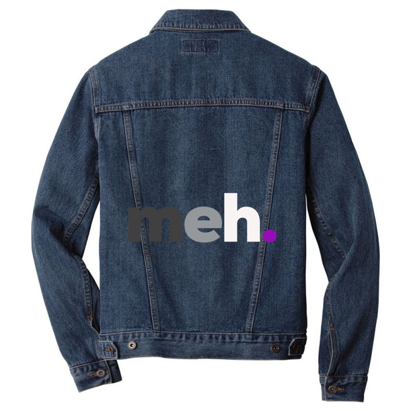 Asexual Pride. Sex Meh. Asexual Pride Men Denim Jacket | Artistshot