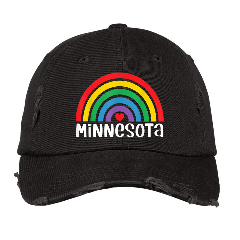 Minnesota For Women Travel I Love Minnesota Usa Vintage Cap | Artistshot