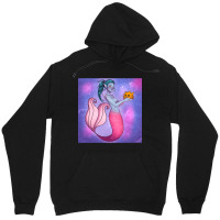 Mermaid And Blowfish, Mermaid And Blowfish Art, Mermaid And Blowfish V Unisex Hoodie | Artistshot