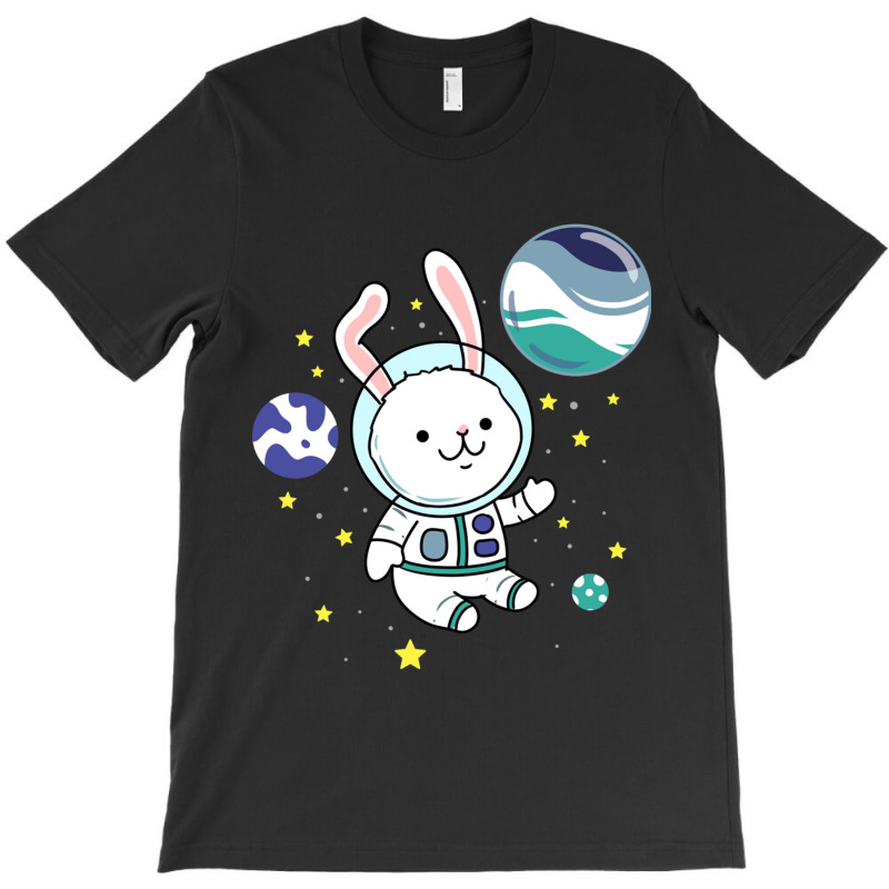 Bunny In Space Oriented Aroace Pride T-shirt | Artistshot