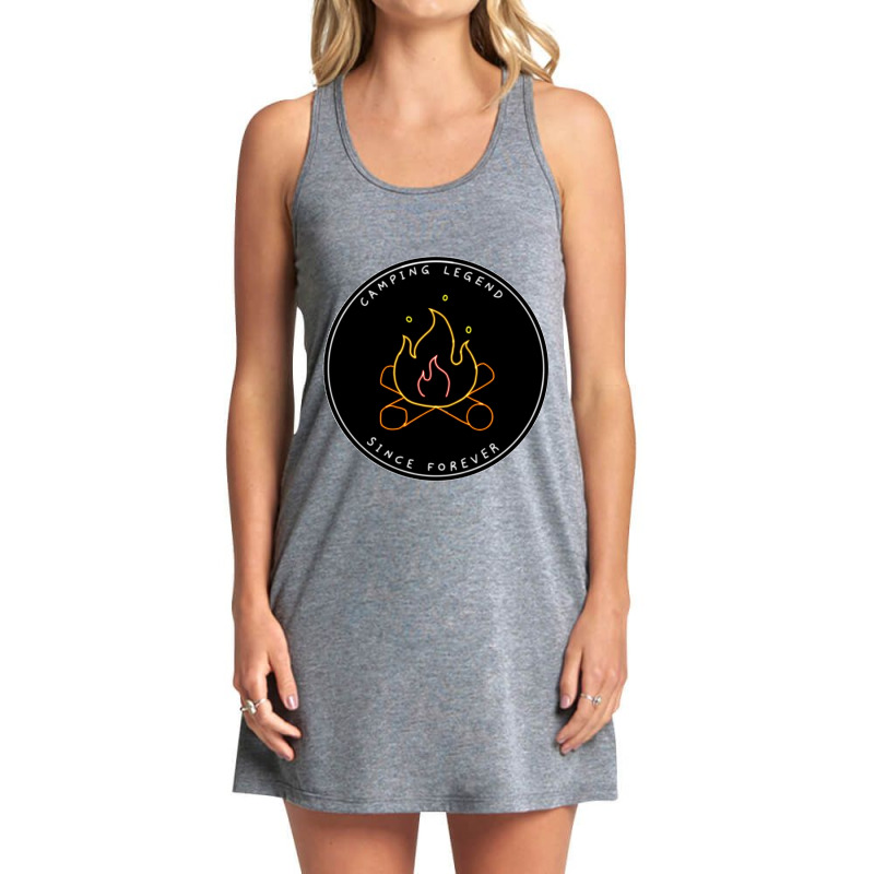 Camping Legend Since Forever Tank Dress by cm-arts | Artistshot