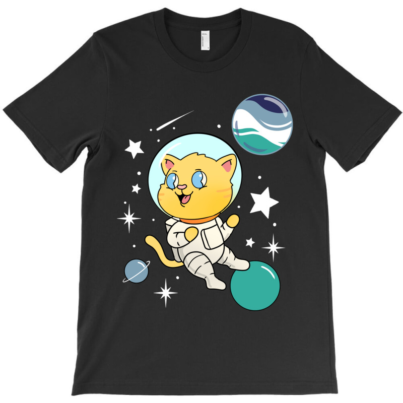 Cat In Space Oriented Aroace Pride T-shirt | Artistshot