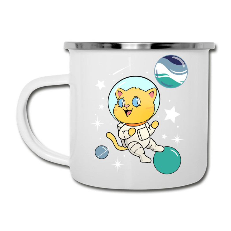 Cat In Space Oriented Aroace Pride Camper Cup | Artistshot