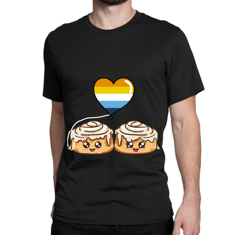 Cinnamon Roll Couple Aroace Pride Classic T-shirt | Artistshot