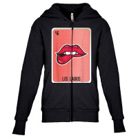 Los Labios Mexican Slang Lottery Bingo Cards T Shirt Youth Zipper Hoodie | Artistshot