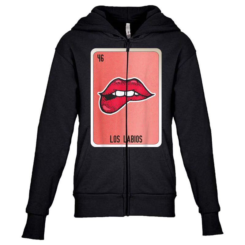 Los Labios Mexican Slang Lottery Bingo Cards T Shirt Youth Zipper Hoodie by leiseyxlmorit | Artistshot