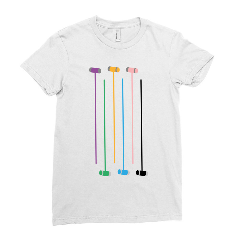 Bridgerton Croquet Ladies Fitted T-Shirt by CHRISTOPHERBARRERAS | Artistshot