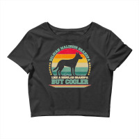 Funny Vintage Retro Dog Belgian Malinois Grandpa Fathers Day Pullover  Crop Top | Artistshot