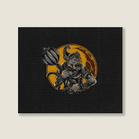 Monkey Warrior God, Monkey Warrior God Art, Monkey Warrior God Vintage Landscape Canvas Print | Artistshot