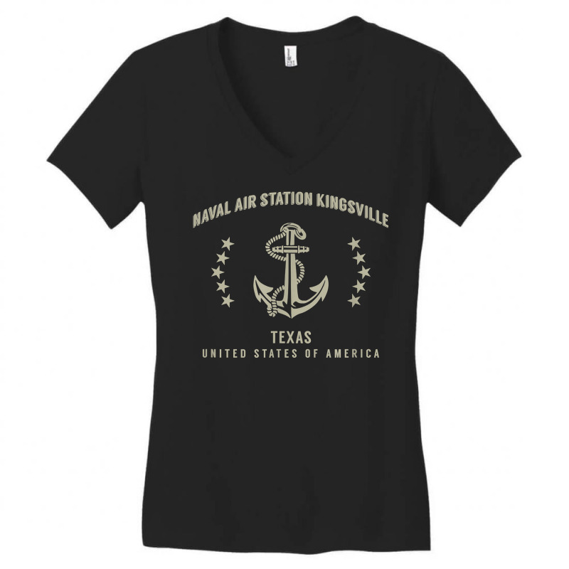 Naval Air Station Kingsville T Shirt Women's V-Neck T-Shirt by cm-arts | Artistshot