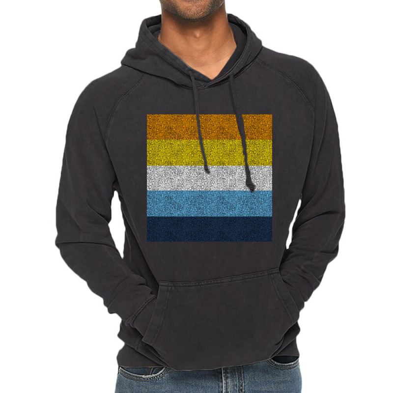 Distressed Aroace Flag Vintage Hoodie | Artistshot