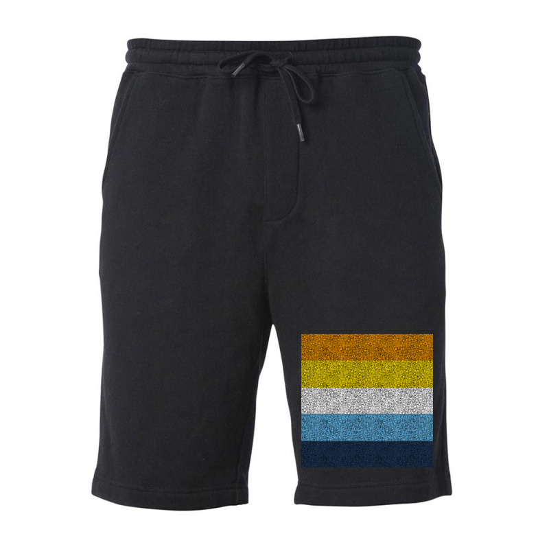 Distressed Aroace Flag Fleece Short | Artistshot