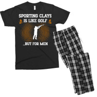 Mens Sporting Clays Is Like Golf But For Men Trap Skeet Shooting T Shi Men's T-shirt Pajama Set | Artistshot