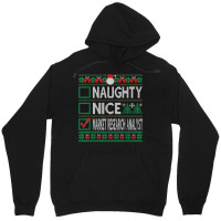 Naughty Nice Market Research Analyst Christmas List Sweater T Shirt Unisex Hoodie | Artistshot