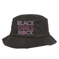 Black Girl Rock Rhinestone Design For Woman Birthday Bucket Hat | Artistshot