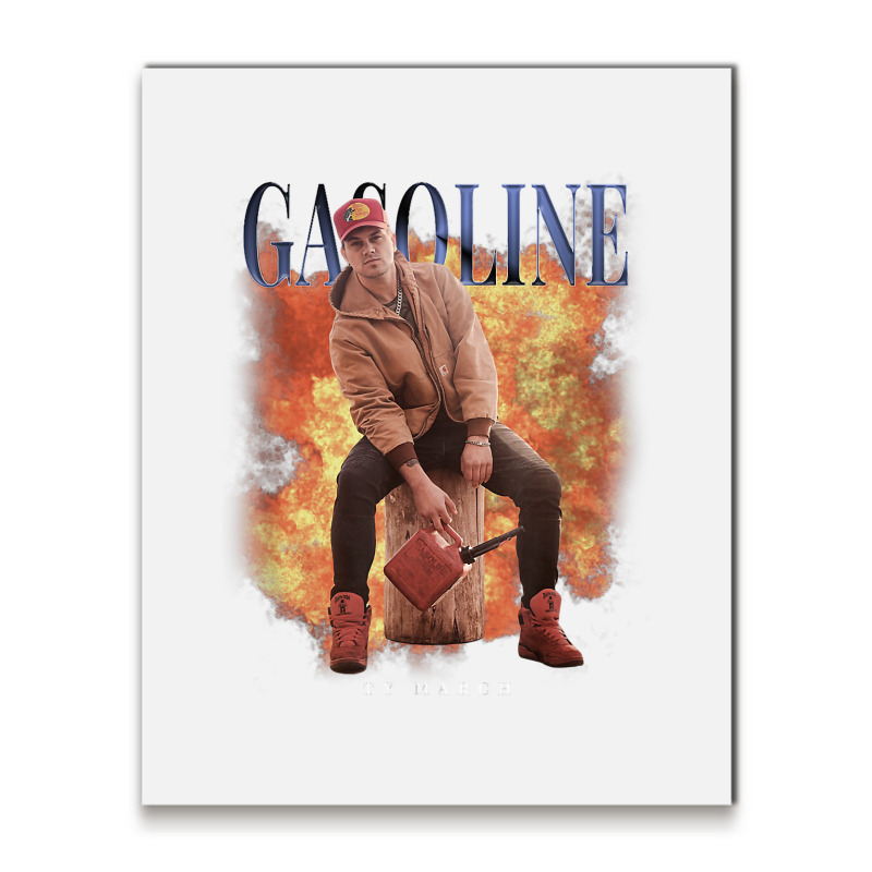 Gasoline T Shirt Metal Print Vertical | Artistshot