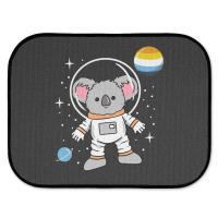 Koala Astronaut Aroace Pride Rear Car Mat | Artistshot