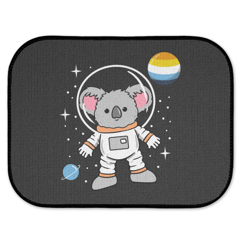 Koala Astronaut Aroace Pride Rear Car Mat | Artistshot