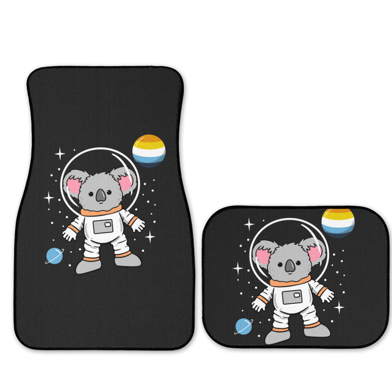 Koala Astronaut Aroace Pride Full Set Car Mats | Artistshot