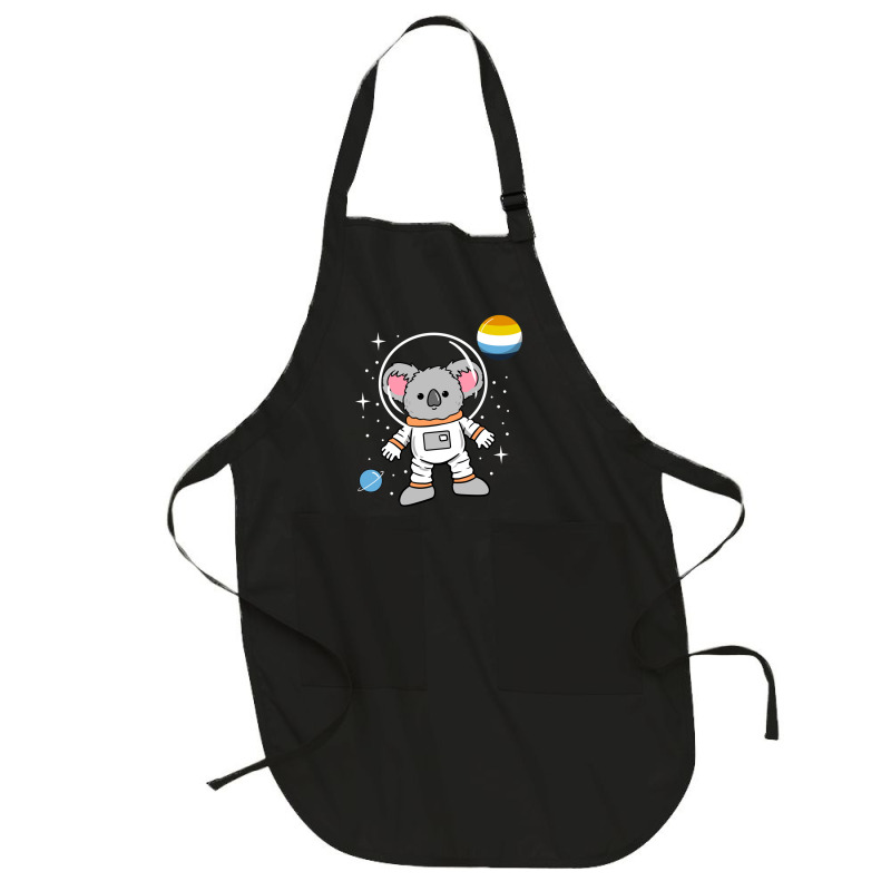 Koala Astronaut Aroace Pride Full-length Apron | Artistshot