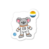 Koala Astronaut Aroace Pride Sticker | Artistshot