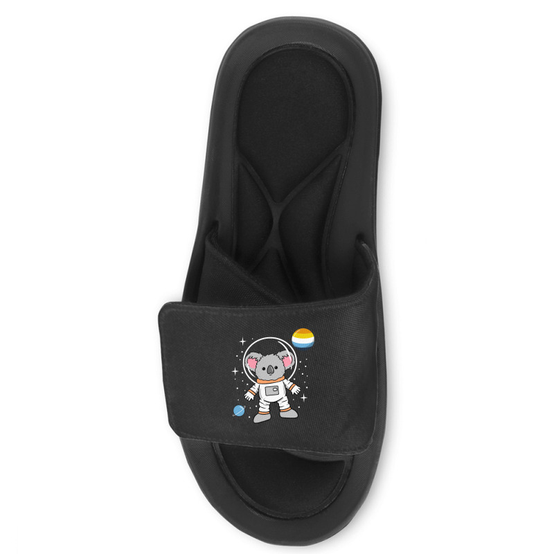 Koala Astronaut Aroace Pride Slide Sandal | Artistshot