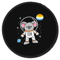 Koala Astronaut Aroace Pride Round Patch | Artistshot