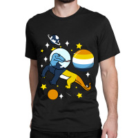 Komodo Dragon Astronaut Aroace Classic T-shirt | Artistshot