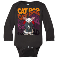 Mens Retro Cat Dad Vintage Halloween Costume Oriental Shorthair T Shir Long Sleeve Baby Bodysuit | Artistshot