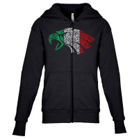 Mexico Sacred Aztec Calendar Mexican Eagle Archeological T Shirt Youth Zipper Hoodie | Artistshot