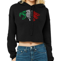 Mexico Sacred Aztec Calendar Mexican Eagle Archeological T Shirt Cropped Hoodie | Artistshot