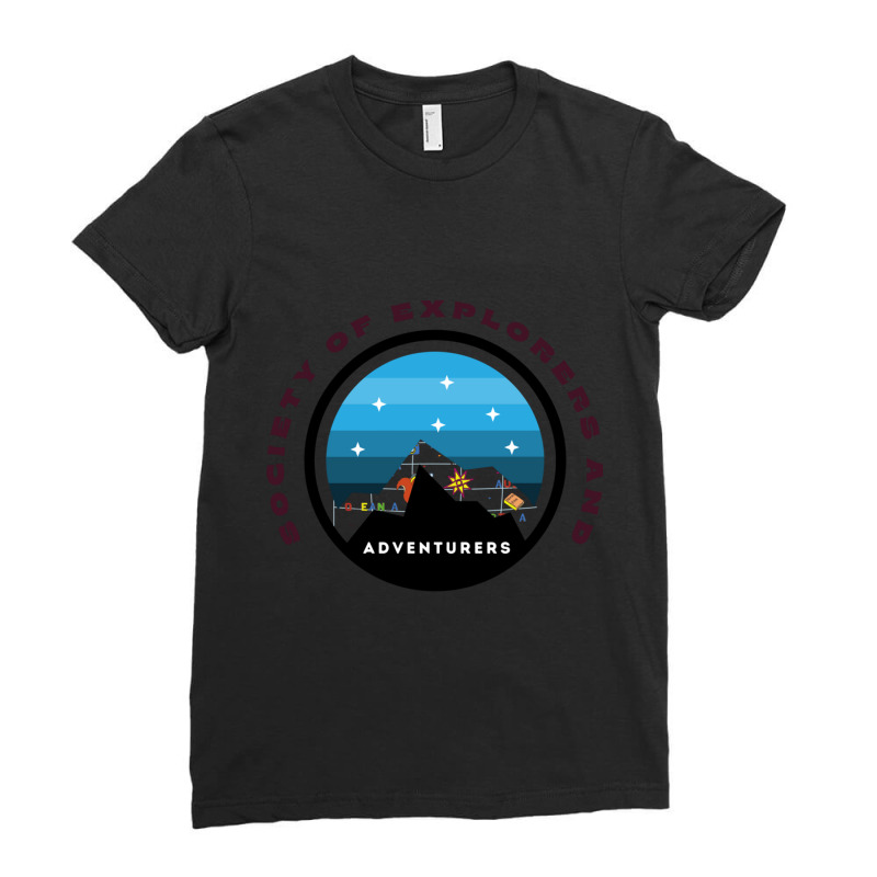 Society Of Explorers And Adventurers Ladies Fitted T-Shirt by cm-arts | Artistshot