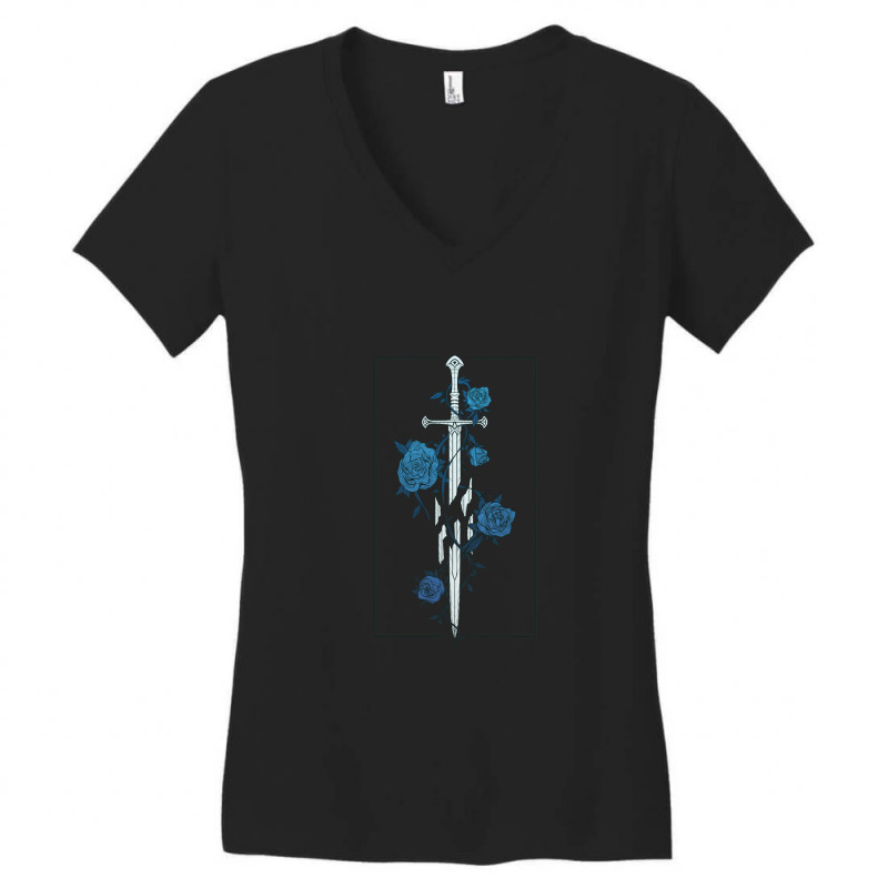 Roses Of The Broken Sword 1 Women's V-neck T-shirt | Artistshot