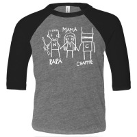 Papa Mama Chappie Toddler 3/4 Sleeve Tee | Artistshot