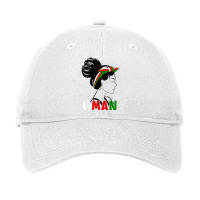 Messy Bun Oman Flag Omani For Girls Womens T Shirt Adjustable Cap | Artistshot