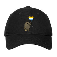 Mole Heart Balloon Aroace Pride Adjustable Cap | Artistshot