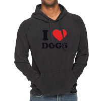 I Heart Dogs Vintage Hoodie | Artistshot