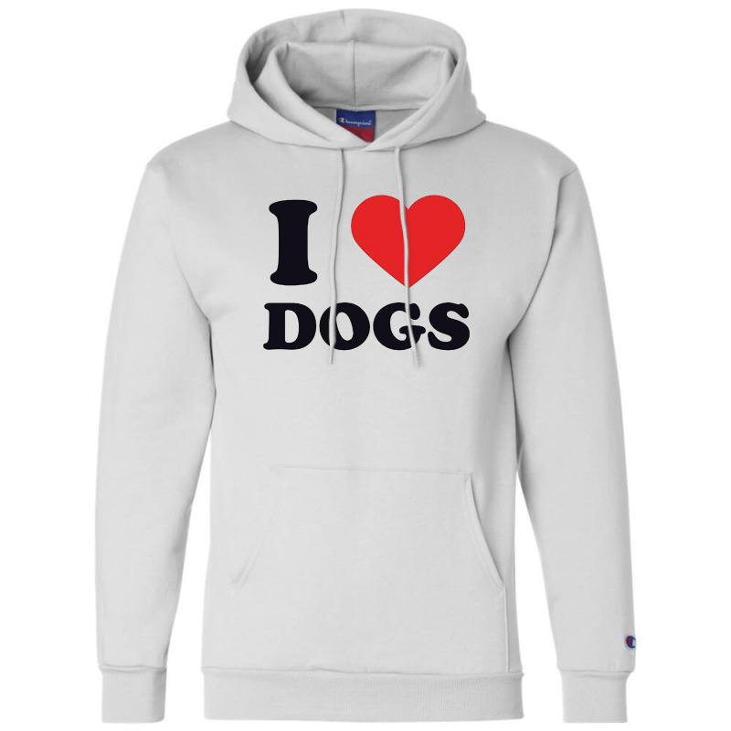 I Heart Dogs Champion Hoodie | Artistshot