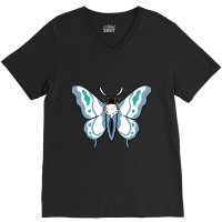 Moth Oriented Aroace Pride V-neck Tee | Artistshot