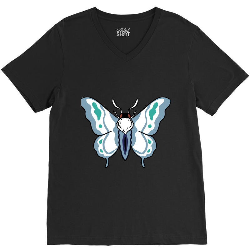 Moth Oriented Aroace Pride V-neck Tee | Artistshot