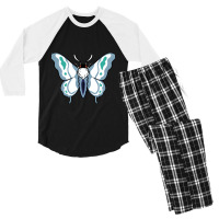 Moth Oriented Aroace Pride Men's 3/4 Sleeve Pajama Set | Artistshot