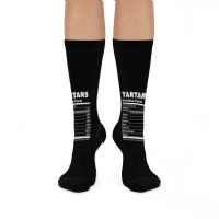 Tartars Nutrition Facts College University T Shirt Crew Socks | Artistshot