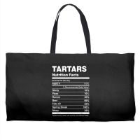 Tartars Nutrition Facts College University T Shirt Weekender Totes | Artistshot