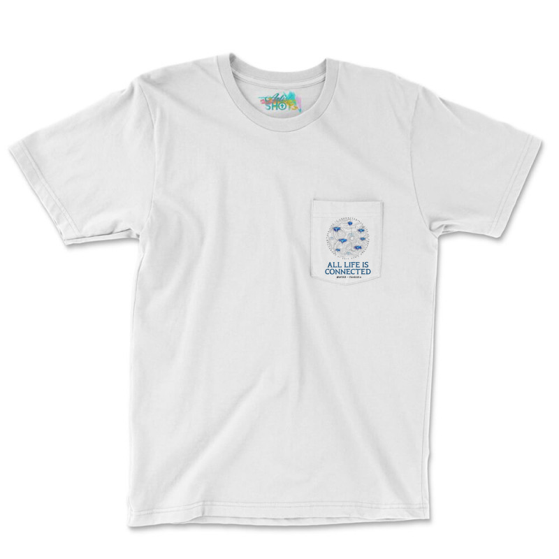 Avatar All Life Is Connected Pandora Grid T Shirt Pocket T-shirt | Artistshot