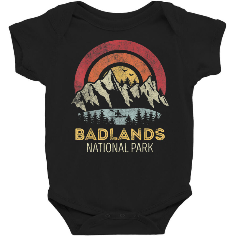 Badlands National Park Mountain Sunset Sunrise Baby Bodysuit by Fashzilla | Artistshot